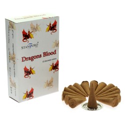 Conuri de tămâie de dragon cu sânge de dragon