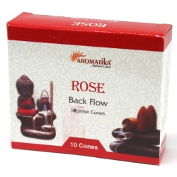 Aromatika Backflow Wierookkegels - Roze - 10 stuks