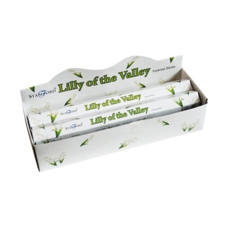 STAMFORD Premium Incienso Lirio de los Valles - Lilly of the Valley - 1 cajetilla de 20 barritas.