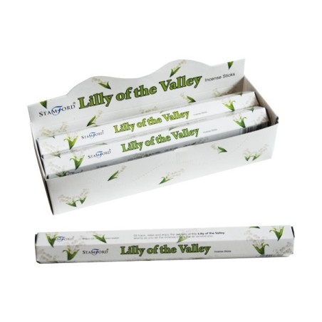 STAMFORD Premium Incienso Lirio de los Valles - Lilly of the Valley - 1 cajetilla de 20 barritas.