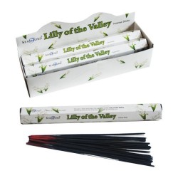 STAMFORD Premium Lily of the Valley Incense - Lilly of the Valley - 1 pack of 20 bars.