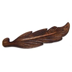 Leaf Design Houten Asvanger (Asst Col)