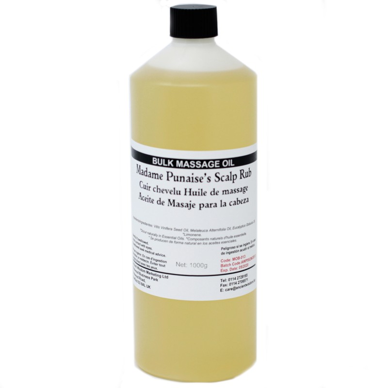 Aceite de masaxe 1kg - Para a cabeza-ACEITE DE MASAXE 1000ML 1LITRO-HOSTENATURA