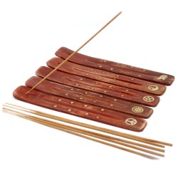 Incense holder / Incense holder - Mango Wood - 24cm