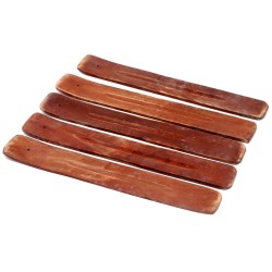 Plain mango wood incense holder - 24x0.5cm