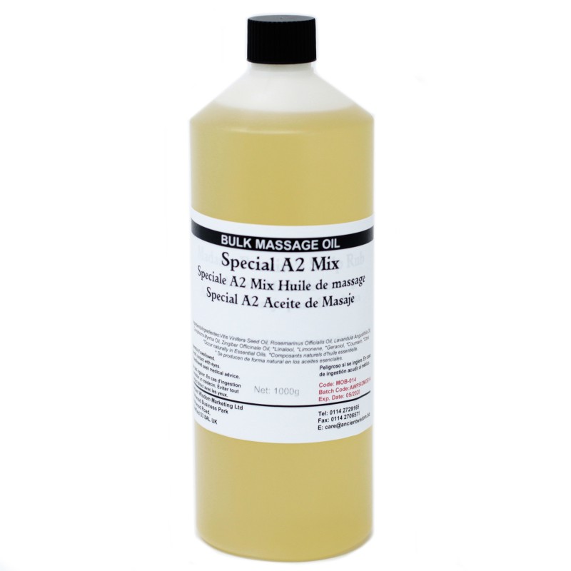 Aceite de Masaxe 1kg - Mix Especial A2-ACEITE DE MASAXE 1000ML 1LITRO-HOSTENATURA