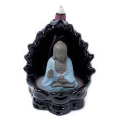 Bruciatore di incenso a riflusso - Buddha e luci