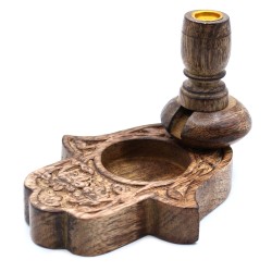 Sm Reverse Burner Mango Wood - Hamsa