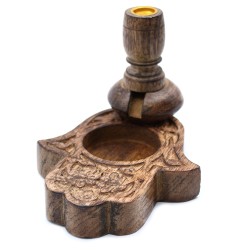 Sm Reverse Burner Mango Wood - Hamsa