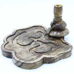 Lrg Reverse Burner Mango Wood - Ohm