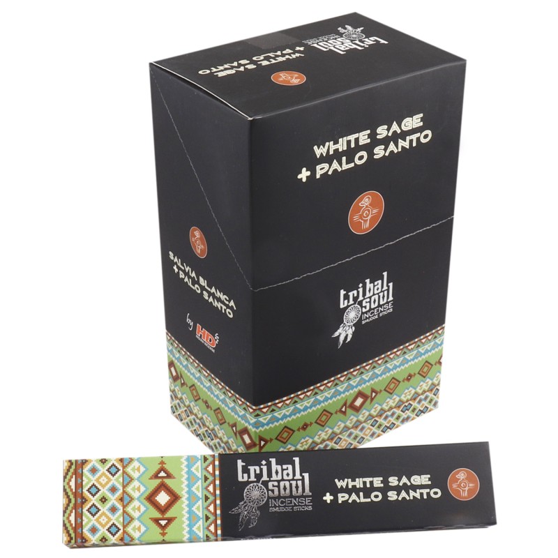 Incienso Tribal Soul - White Sage + Palo Santo-INCENSO TRIBAL SOUL-HOSTENATURA