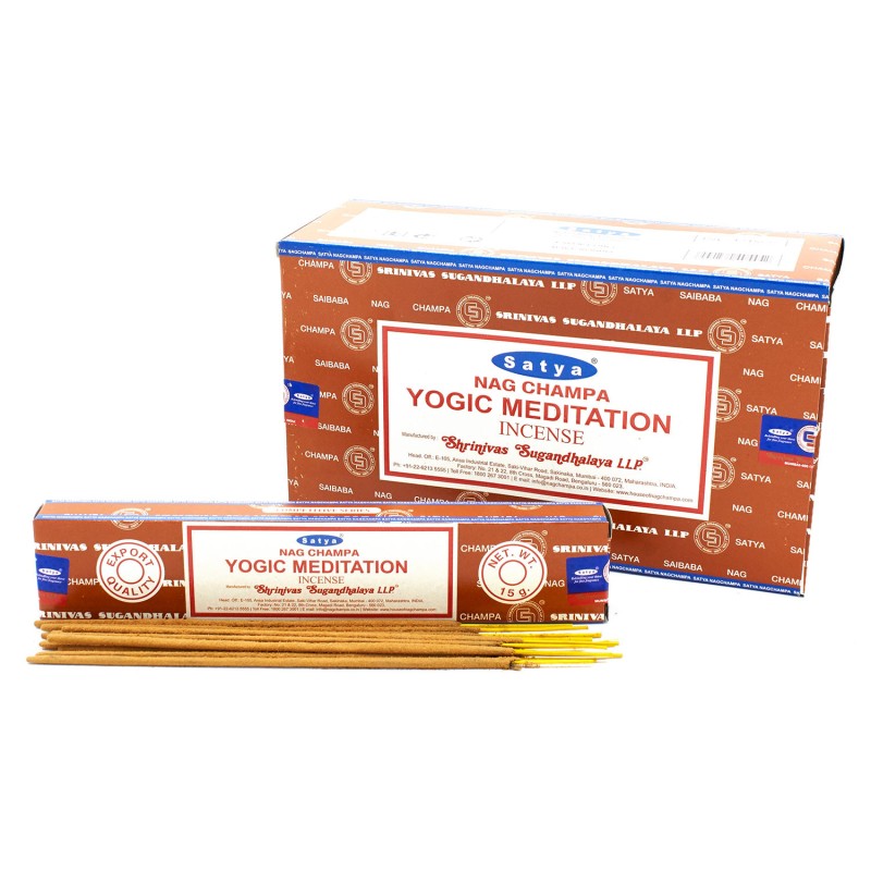 Satya Incense Sticks 15g - Yogic Meditation-SATYA INCENSE STICKS-HOSTENATURA