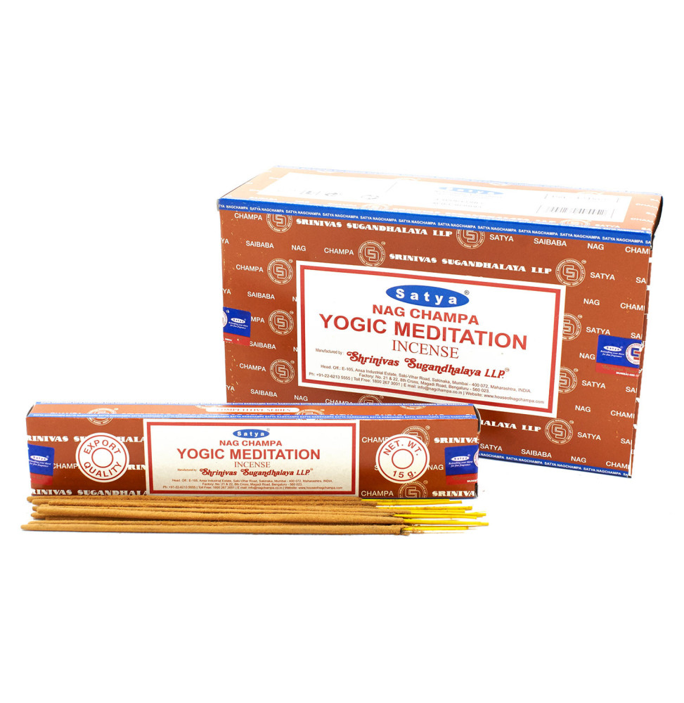 Varillas de Incienso Satya 15g - Yogic Meditation