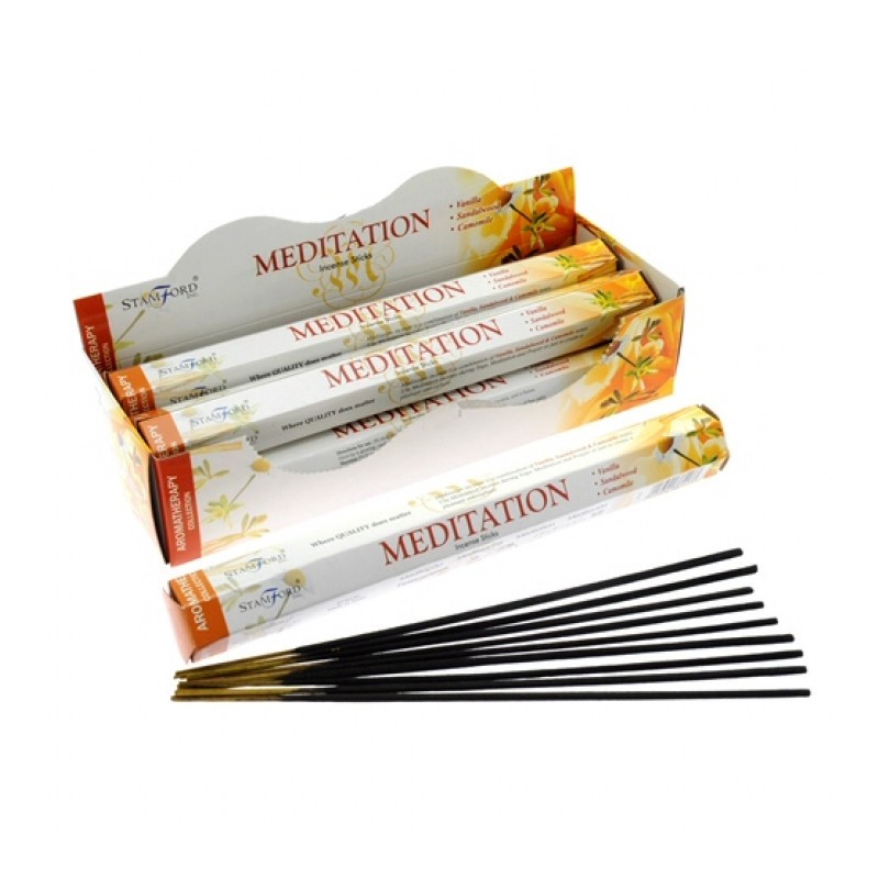 Incenso da meditazione Stamford Premium - 1 scatola-INCENSO DI STAMFORD-HOSTENATURA