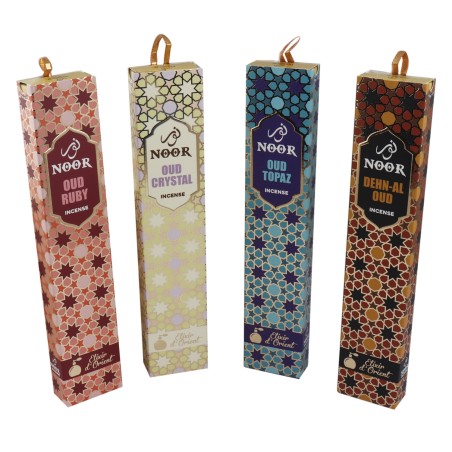 NOOR INCIENSE - Noor Oud Incienso - Dehn-Al Oud - 1 cajetilla de 15gr