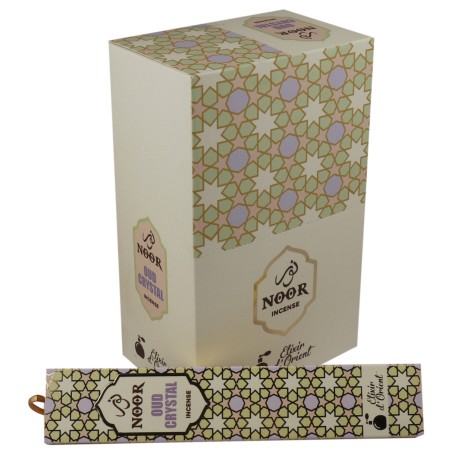 NOOR Incienso Oud Crystal . Elixir D'Orient - 1 cajetilla de 15gr