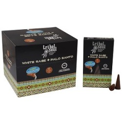 Tribal Soul Reflux Incense - White Sage + Palo Santo