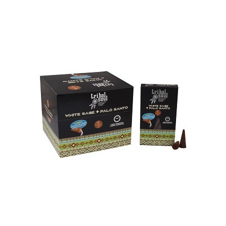 Tribal Soul Reflux Incense - White Sage + Palo Santo