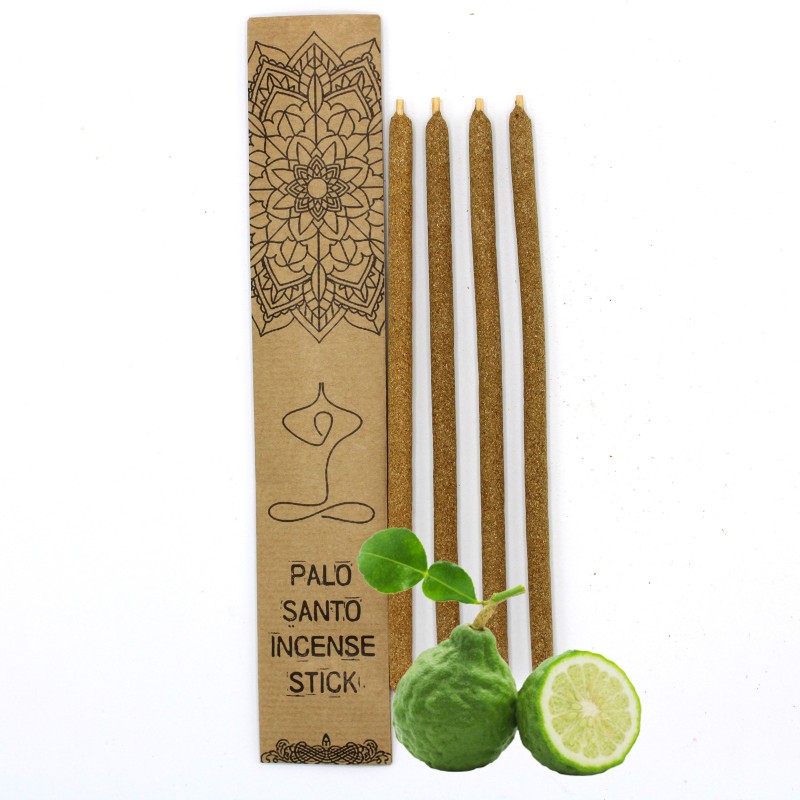 Bețișoare mari de tămâie Palo Santo - Bergamot-PALO SANTO-HOSTENATURA