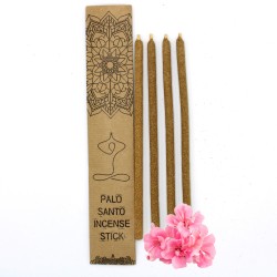 Palo Santo Grands Bâtonnets d’Encens - Fleurs Fraîches