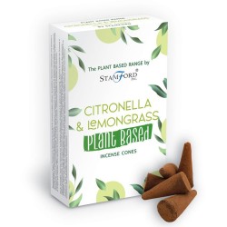 Plant-Based Incense Cones - Citronella and Lemon Verbena