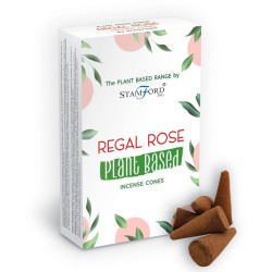 Coni di incenso a base vegetale - Rosa reale