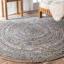 Teppiche aus Jute und recycelter Baumwolle
