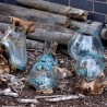 GLAS GEGOTEN OP HOUT