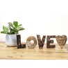 LETTERE IN LEGNO DECORATIVE