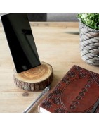 NATURAL WOOD MOBILE PHONE STAND