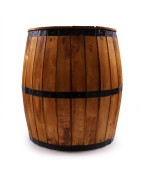 BARREL TABLES AND STOOLS