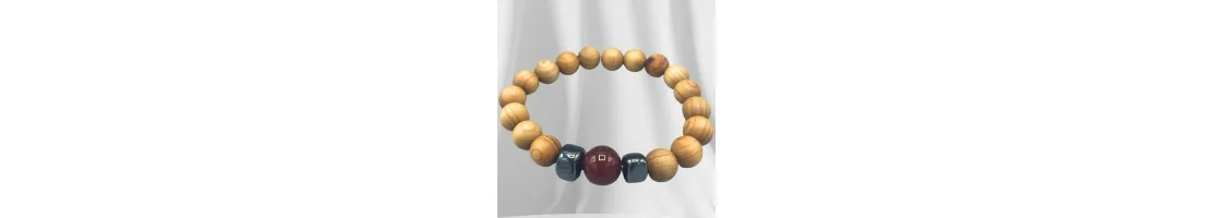 PULSERAS DE CEDRO CHAKRAS