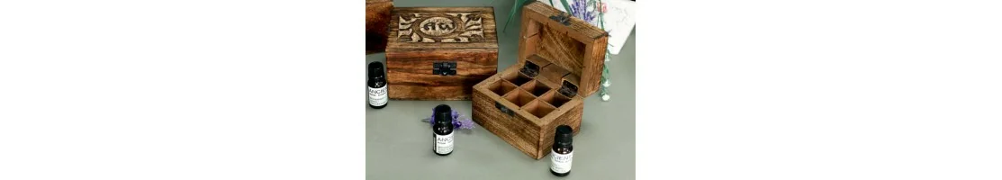 MANGO WOOD AROMATHERAPY BOXES